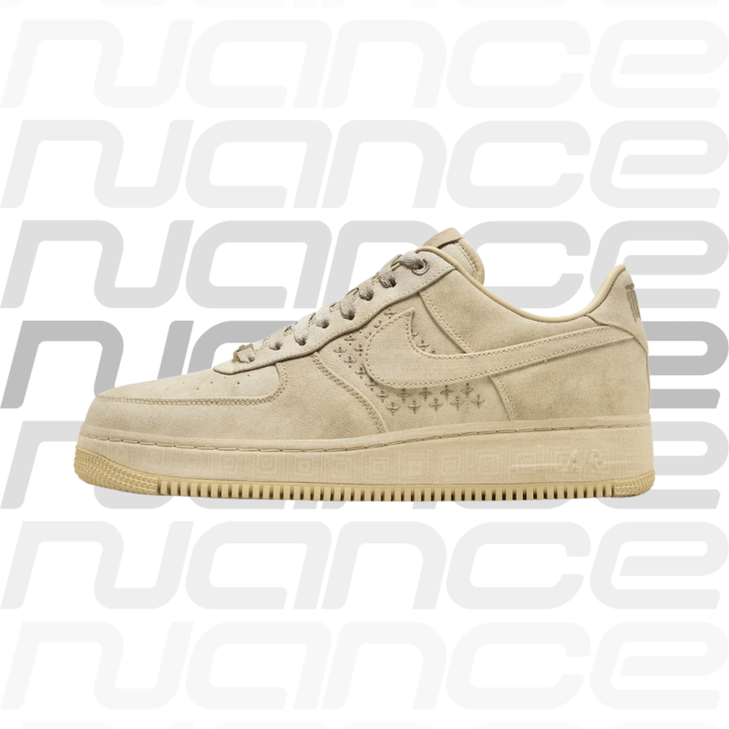 Nike Air Force 1 "NAI-KE" Tan Canvas