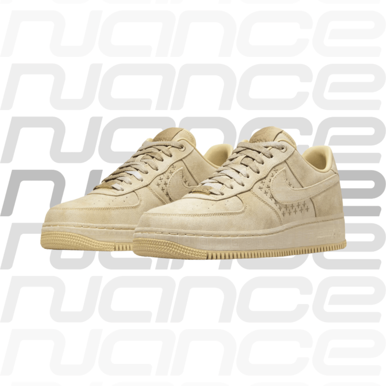 Nike Air Force 1 "NAI-KE" Tan Canvas